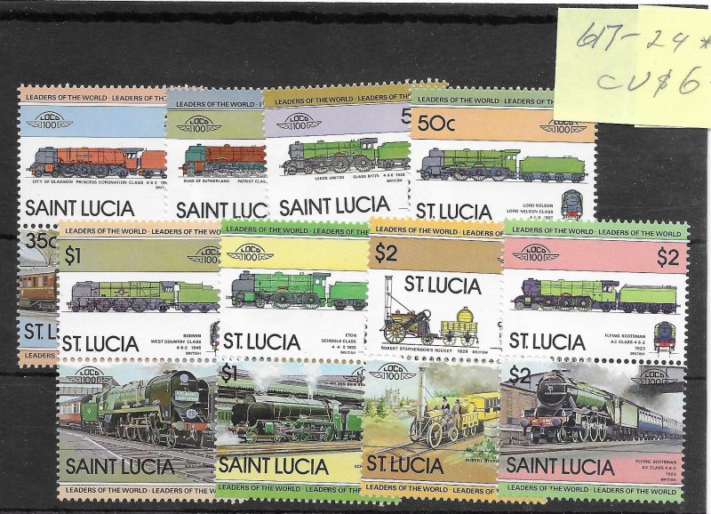 Saint Lucia #617-624 MNH - Stamp Set - CAT VALUE $6.70