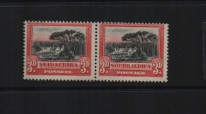 South Africa 1927 SG14 3d lightly mounted mint pair