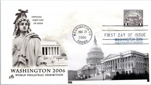 FDC 2006 Sc #4075 Artcraft Cachet - Washington DC - 1c Stamp - Single - J943