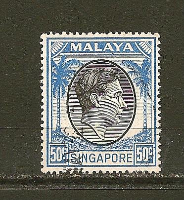 Singapore 17a King George VI Used