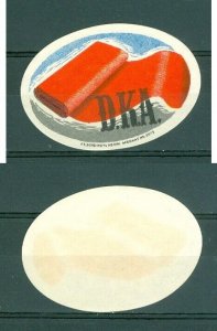 Denmark. Poster Stamp. MNG. DKA  Rl. Red Fabric.