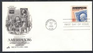 US 2145 Ameripex Artcraft U/A FDC