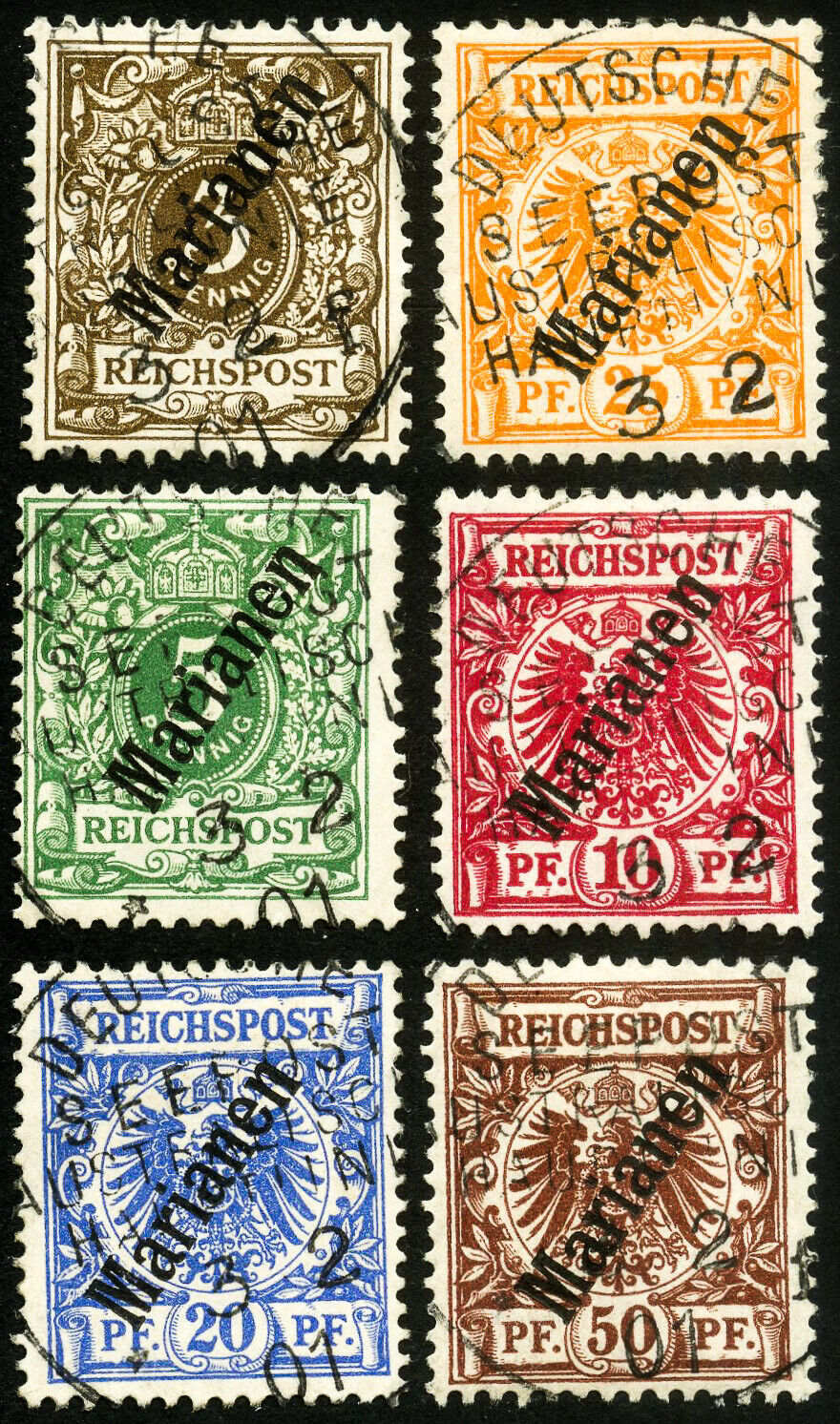 Mariana Islands Stamps 1116 Used VF Scott Value 602.00 Europe