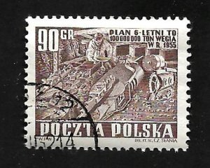 Poland 1951 - U - Scott #531