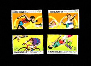 Hong Kong 1992 Barcelona Summer Olympics mint set MNH