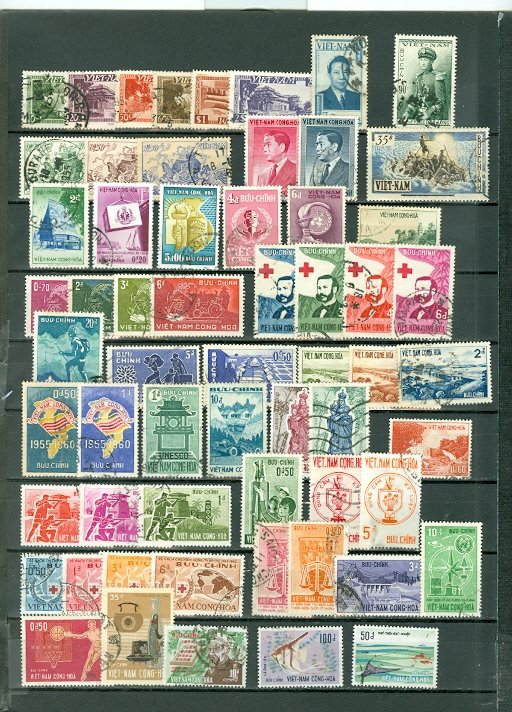 VIETNAM LOT of 60 incl 4 SETS...USED...$41.00