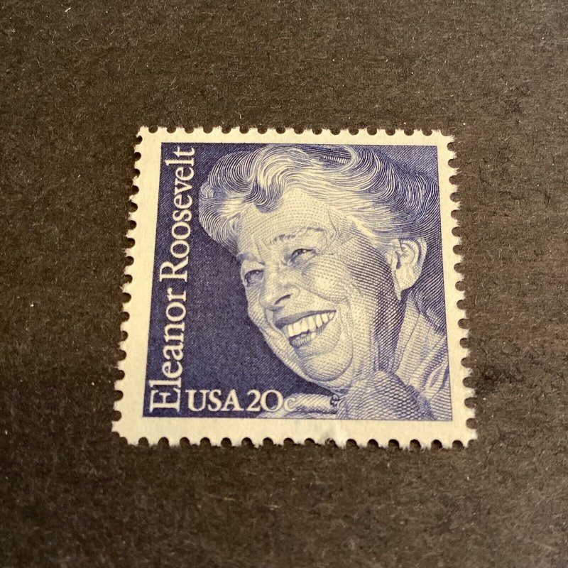 Scott# 2105- Eleanor Roosevelt-First Lady- MNH 20c 1984-US