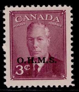 CANADA GVI SG O174, 3c purple, M MINT.