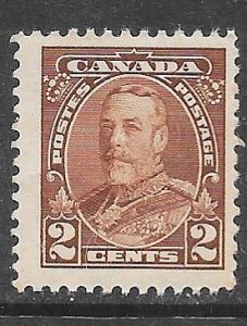 Canada 218: 2c George V, Bar issue, MNH, F-VF