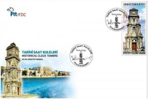 TURKEY / 2018 - HISTORICAL CLOCK-TOWERS (ISTANBUL), MNH, Mi: 4421 