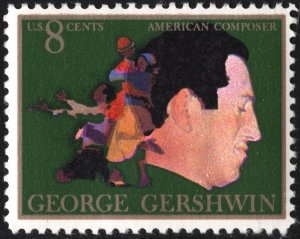 SC#1484 8¢ American Arts Issue: George Gershwin (1973) MNH