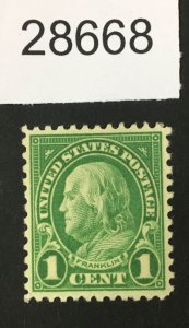 MOMEN: US STAMPS # 632 MINT OG H XF LOT #28668