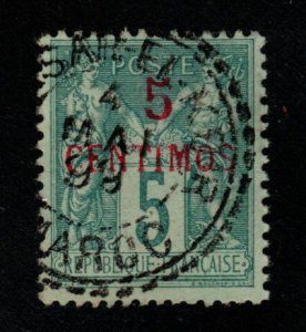 French Morocco Scott 1 Used stamp