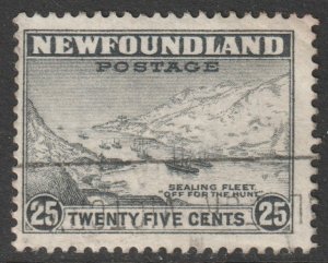 Canada Newfoundland Scott 197 - SG219, 1932 Pictorial 25c used