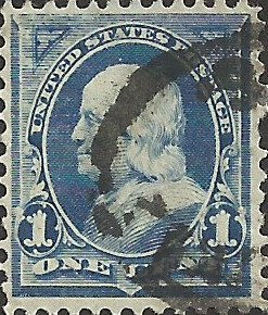 # 264 Blue Used Ben Franklin