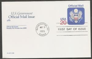 #UZ6 U/A ARTCRAFT FDC   Eagle