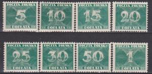 Poland #J96-102  F-VF Unused CV $5.30 (A1298)  