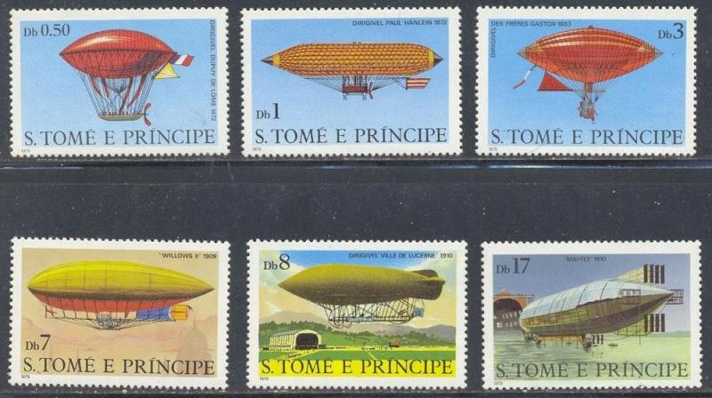 St. Thomas & Prince Scott # 561 - 566 MNH