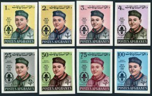 Afghanistan 623-626,C32-C35 imperf,MNH. Boy Scouts,1962