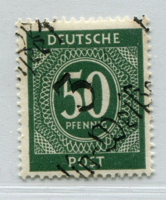 GERMANY SOVIET ZONE HOP BEZIRKSHANDSTEMPEL BEZIRK 3 I x I PERFECT MNH 047