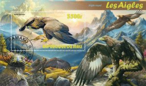 MALI 2023 - Birds of prey /complete set (sheets+block) - 4 scans