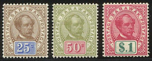 HALF-CAT BRITISH SALE: SARAWAK #36-47 Mint