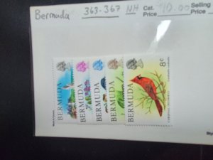 Bermuda Scott #363-7 Mint Never Hinged