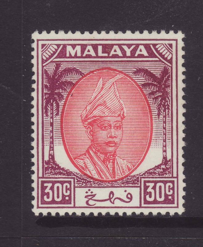1955 Pahang 30c Mounted Mint SG67