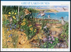 U.S. Scott# 4352 2008 Great Lakes Dunes Nature of America Issue #10 MNH S/S