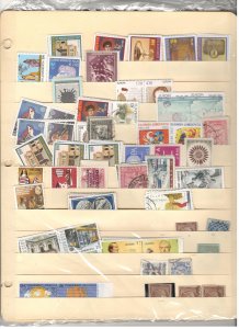 GREECE COLLECTION ON STOCK SHEET MINT/USED