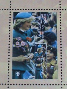 KYRGYZSTAN-DIANA-PRINCESS OF WALES- ALWAYS REMEMBER MNH S/S -VERY FINE
