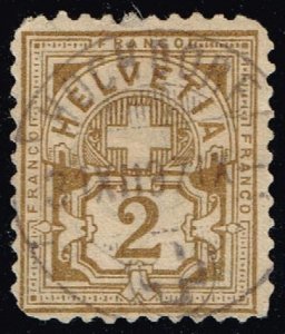 Switzerland #69 Numeral; Used (1.25) (1Stars)