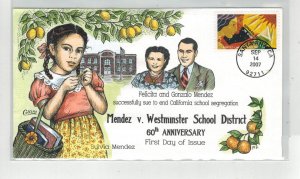 2007 COLLINS HANDPAINTED 4201 MENDEZ VS. WESTMINSTER SCHOOL SEGREGATION 1947