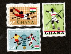 Ghana # 244-246 Mint!
