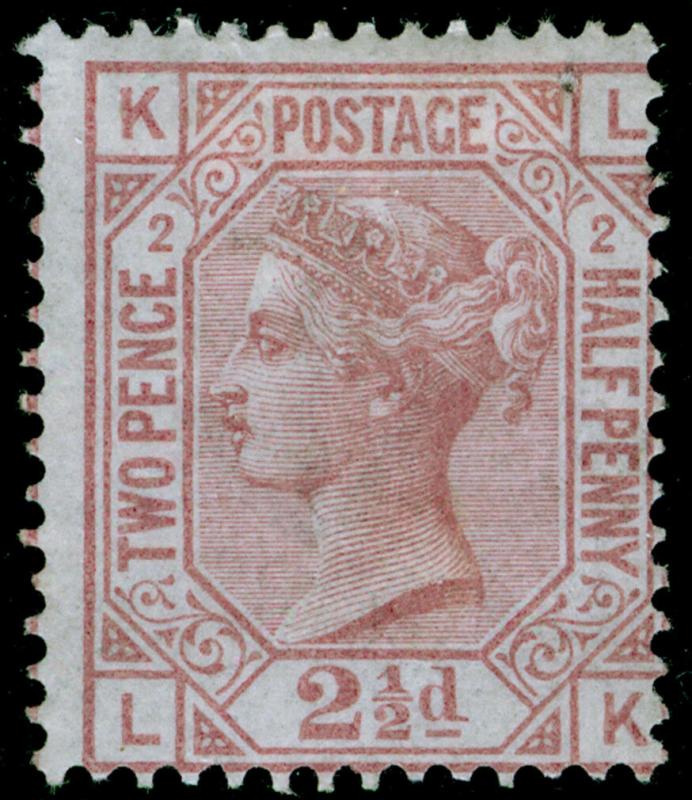 SG139, 2½d rosy mauve plate 2, M MINT. Cat £675. WMK ANCHOR. LK