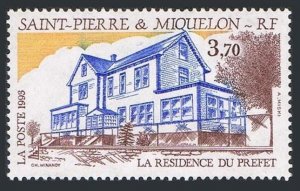 St Pierre & Miquelon 595, MNH. Michel 664. Commissioner's Residence, 1993.
