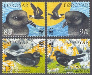 Faroe Islands 2005 WWF Scott #458-461 Mint Never Hinged