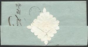 HUNGARY 1851 folded official letter ex FESTUNGOFEN.........................10440