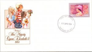 Australia 1984 FDC - Birthday Queen Elizabeth  II - Footscray, VIC - F67159