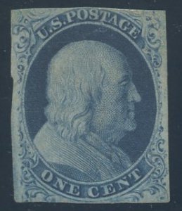 US Scott #8A Mint, FVF, NG