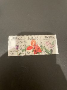 Liberia sc 1186a,b,c u