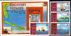 Virgin Islands #721-5 MNH CV $23.75 (X929)