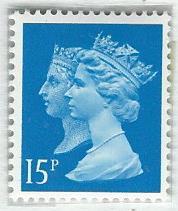 Great Britain QEII MACHIN MNH sc MH190