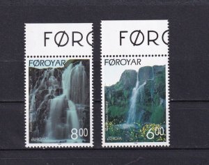 SA11a Faroe Islands 1999 EUROPA Stamps - Nature Reserves and Parks mint stamps