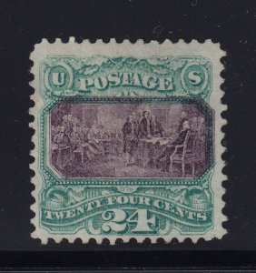 120 VF unused ( mint no gum ) PF cert with nice color cv $ 2750 ! see pic !