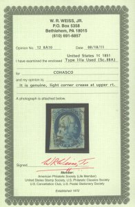 U.S. #8A USED WITH WEISS CERT