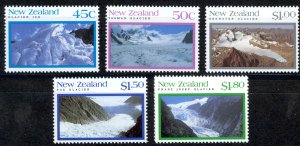 New Zealand Sc# 1104-1109 SG# 1675/80 MNH 1992 Glaciers