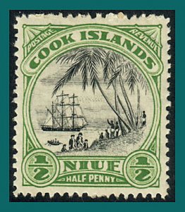 Niue 1944 Cook Landing,  MLH #77,SG89