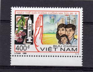 Vietnam 1999 INT.DAY Stop Drug Abuse set 1v Perforated Mint (NH)