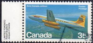 Canada 905 - Used - 35c Avro Canada C-102 Jetliner (1981) (cv $0.55)